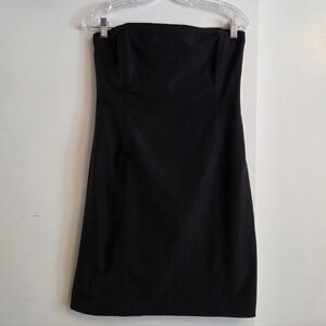 RALPH LAUREN LBD Black Strapless Mini Dress Size 12